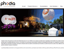 Tablet Screenshot of phodia.com